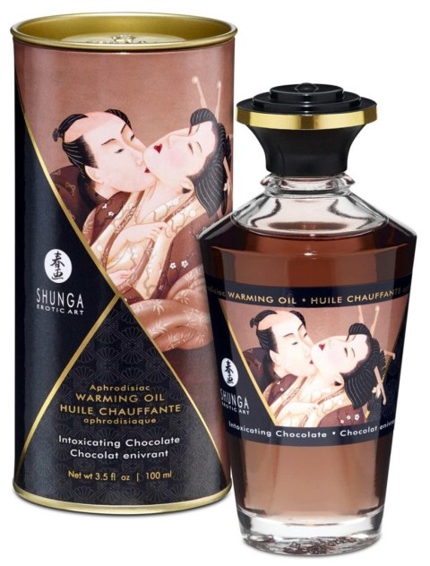 Warming Oil Intoxicating Chocolate Shunga - EAU ZONE