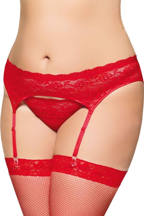 Garterbelt 3305 - Plus Size - red 3XL Softline - Boys of Toys Sp. z. o.o.