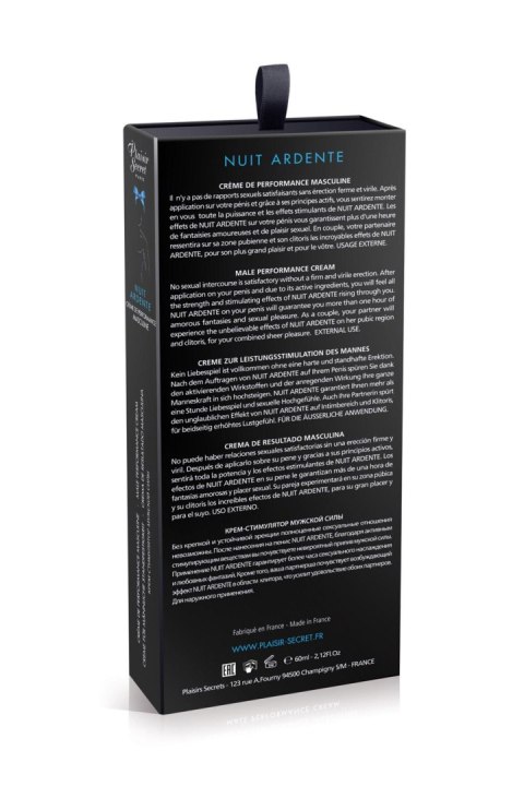 CREME NUIT ARDENTE 60ML Comcorde - SAS EDITIONS CONCORDE