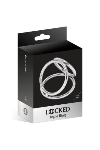 LOCKED TRIPLE RING 45/32/37 MM (Size: T1) Comcorde - SAS EDITIONS CONCORDE