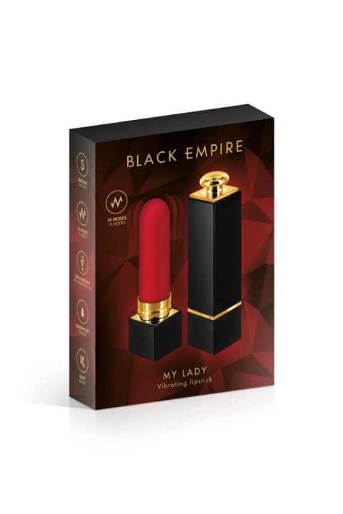 MYLADY BLACK EMPIRE USB LIPSTICK STIMULATOR Comcorde - SAS EDITIONS CONCORDE
