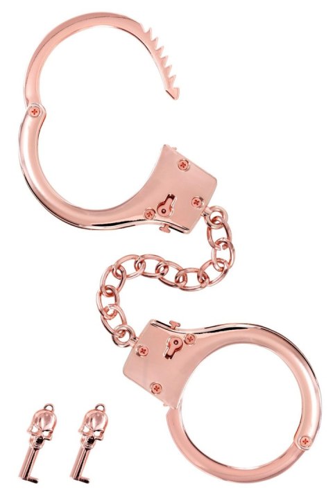 Menottes pour poignets en métal or rose Comcorde - SAS EDITIONS CONCORDE