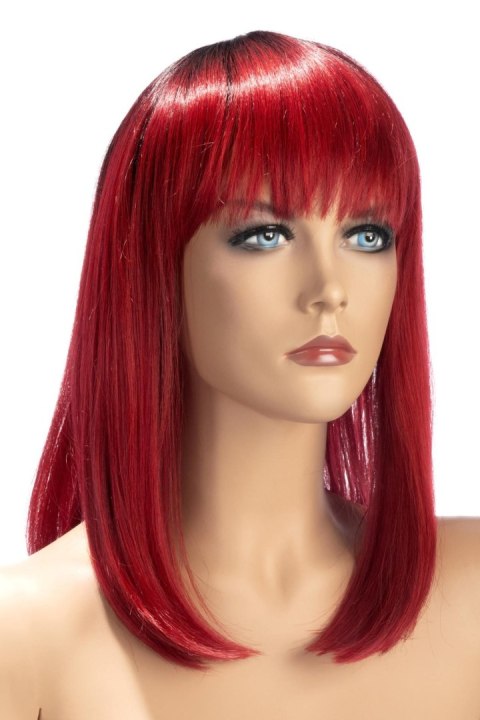 PERRUQUE ELVIRA BICOLORE ROUGE Comcorde - SAS EDITIONS CONCORDE