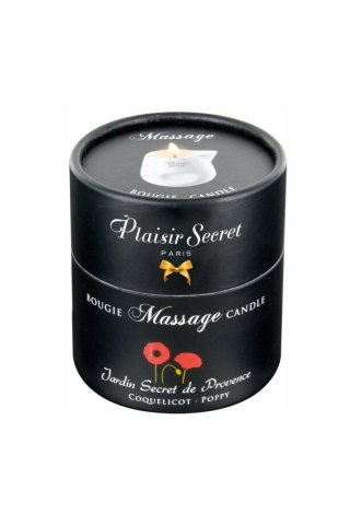 POPPY MASSAGE CANDLE 80ML Comcorde - SAS EDITIONS CONCORDE