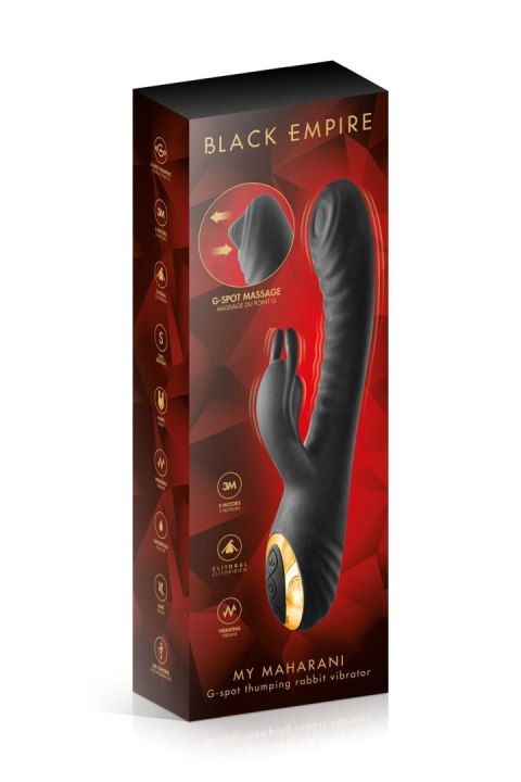 RABBIT MY MAHARANI BLACK EMPIRE VIBRATOR Comcorde - SAS EDITIONS CONCORDE