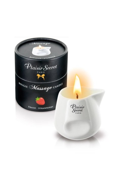 STRAWBERRY MASSAGE CANDLE 80ML Comcorde - SAS EDITIONS CONCORDE