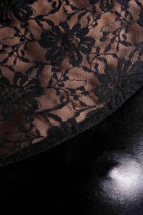Wetlook black dress LULU - black L GLOSSY - Boys of Toys Sp. z o.o. (dystrybutor)