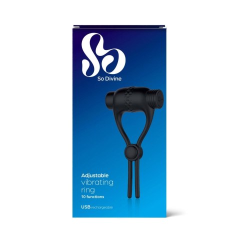 Adjustable Vibrating Cock Ring So Divine - Boys of Toys Sp. z o.o. (dystrybutor)