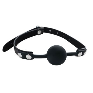 Black silicone ball gag with adjustable straps Fantasy - Boys of Toys Sp. z. o.o. (dystrybutor)