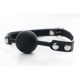 Black silicone ball gag with adjustable straps Fantasy - Boys of Toys Sp. z. o.o. (dystrybutor)