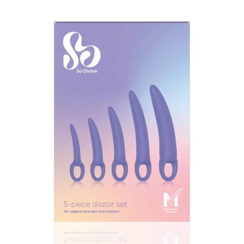 Embrace & Thrive Silicone Dilator Set - 5 Pieces So Divine - Boys of Toys Sp. z o.o. (dystrybutor)