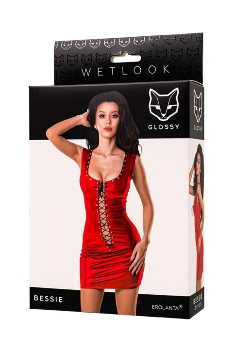 Glossy Bessie dress - red L GLOSSY - Boys of Toys Sp. z o.o. (dystrybutor)