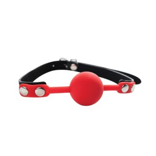Red silicone ball gag with adjustable straps Fantasy - Boys of Toys Sp. z. o.o. (dystrybutor)