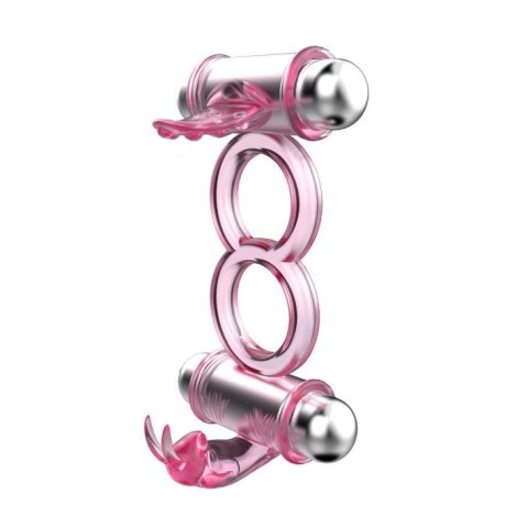 BAILE - BUNNY SNUGGLES COCK CLIT RING, 10 vibration functions Baile - Boys of Toys Sp. z. o.o. (dystrybutor)