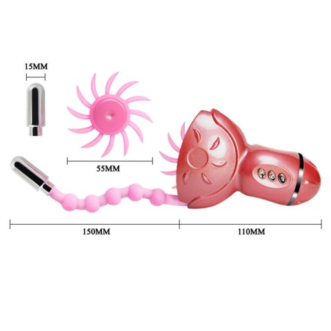BAILE- ROLLING FUN, 12 vibration functions 6 rotation functions Bendable Baile - Boys of Toys Sp. z. o.o. (dystrybutor)