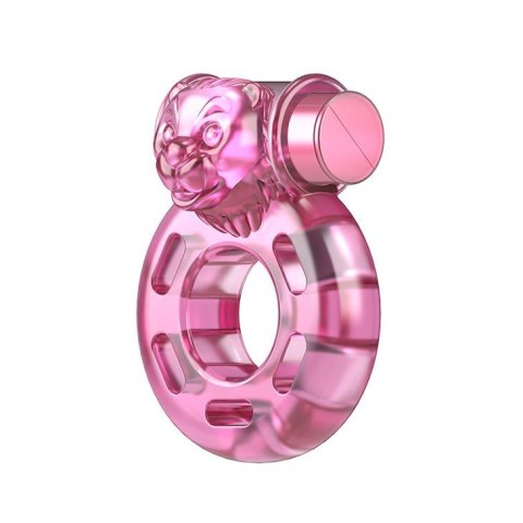 BAILE - Vibrating Cock Ring Bear Pink Baile - Boys of Toys Sp. z. o.o. (dystrybutor)