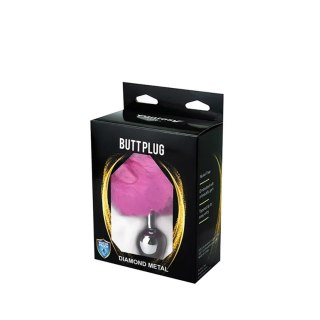 BUTT PLUG pink bunny tail Fantasy - Boys of Toys Sp. z. o.o. (dystrybutor)