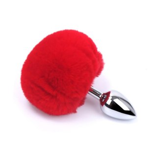 BUTT PLUG red bunny tail Fantasy - Boys of Toys Sp. z. o.o. (dystrybutor)