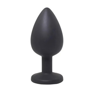 Black small butt plug with white crystal Fantasy - Boys of Toys Sp. z. o.o. (dystrybutor)