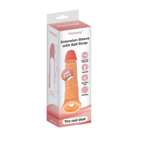 Extension sleeve with a ball strap - 21cm Fantasy - Boys of Toys Sp. z. o.o. (dystrybutor)