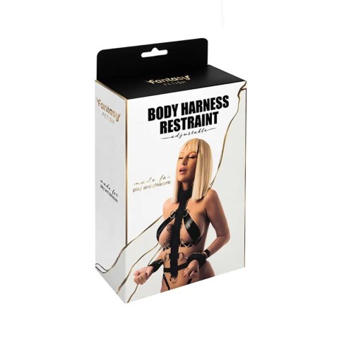 Harness with adjustable neck, belt and breastplate with rings Fantasy - Boys of Toys Sp. z. o.o. (dystrybutor)