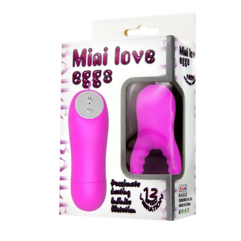 PRETTY LOVE- Mini love eggs, 12 vibration functions Baile - Boys of Toys Sp. z. o.o. (dystrybutor)