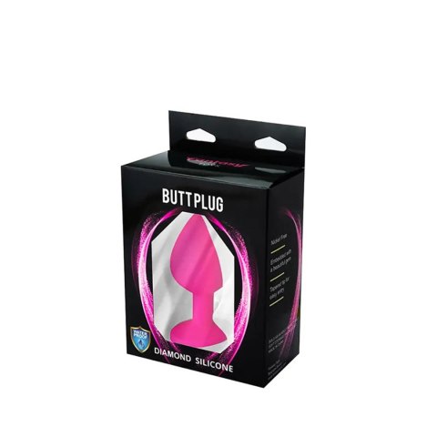 Pink large butt plug with white crystal Fantasy - Boys of Toys Sp. z. o.o. (dystrybutor)