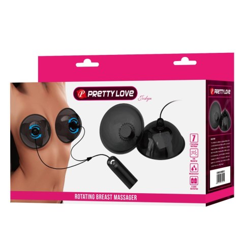 Pretty Love Joslyn Rotating Breast Massager - Black Baile - Boys of Toys Sp. z. o.o. (dystrybutor)