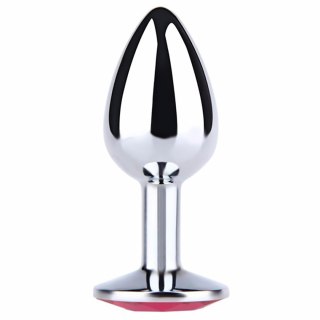 Silver Small Butt Plug with Purple Diamond Fantasy - Boys of Toys Sp. z. o.o. (dystrybutor)