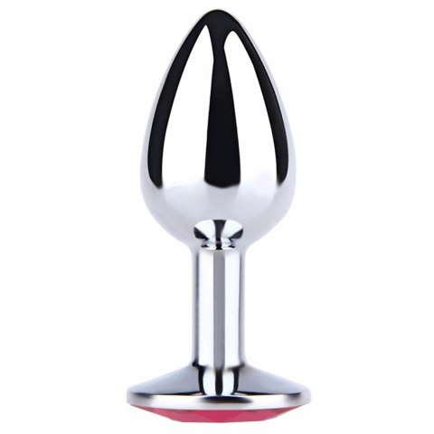 Silver Small Butt Plug with Purple Diamond Fantasy - Boys of Toys Sp. z. o.o. (dystrybutor)