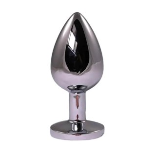 Silver Small Butt Plug with Red Diamond Fantasy - Boys of Toys Sp. z. o.o. (dystrybutor)