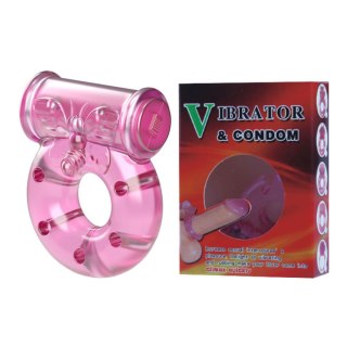 Vibrating Cock Ring & Condom Set - Pink Baile - Boys of Toys Sp. z. o.o. (dystrybutor)