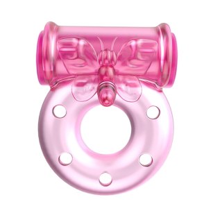 Vibrating Cock Ring & Condom Set - Pink Baile - Boys of Toys Sp. z. o.o. (dystrybutor)