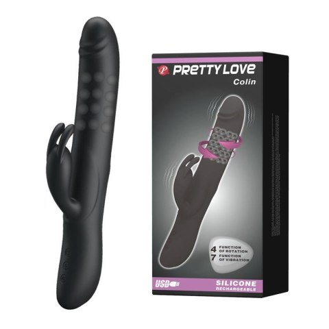 PRETTY LOVE - COLIN, USB, 7 vibration, 4 rotation Baile - Boys of Toys Sp. z. o.o. (dystrybutor)
