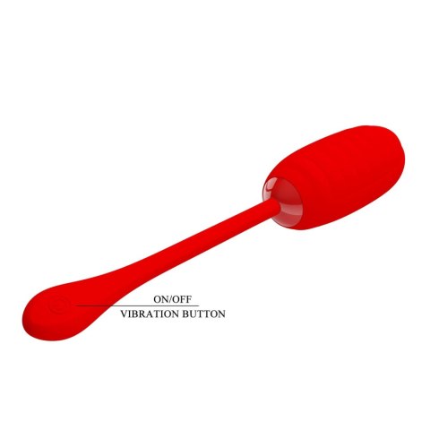 PRETTY LOVE - KIRK EGG Red 12 function vibrations Baile - Boys of Toys Sp. z. o.o. (dystrybutor)