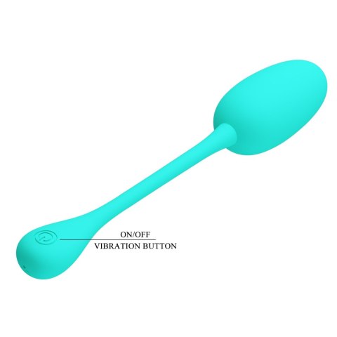 PRETTY LOVE - KNUCKER Green, 12 vibration functions Memory function Baile - Boys of Toys Sp. z. o.o. (dystrybutor)