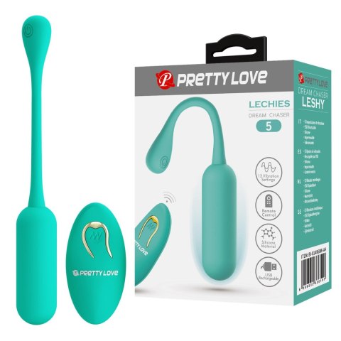 PRETTY LOVE - LECHIES Dream chaser 5, Green, Wireless remote control 12 vibration functions Memory function Baile - Boys of Toys Sp. z. o.o. (dystrybutor)