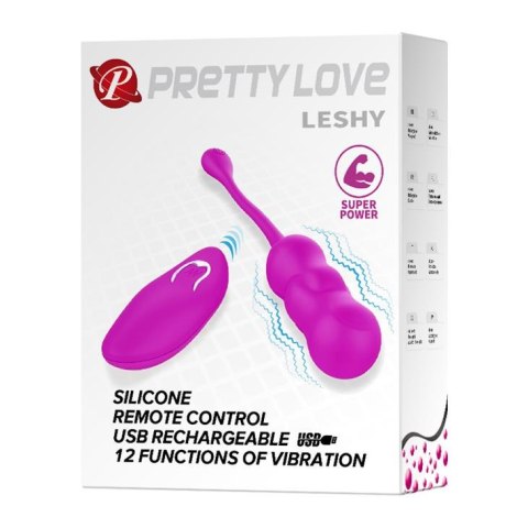 PRETTY LOVE -LESHY, 12 vibration functions Wireless remote control Baile - Boys of Toys Sp. z. o.o. (dystrybutor)