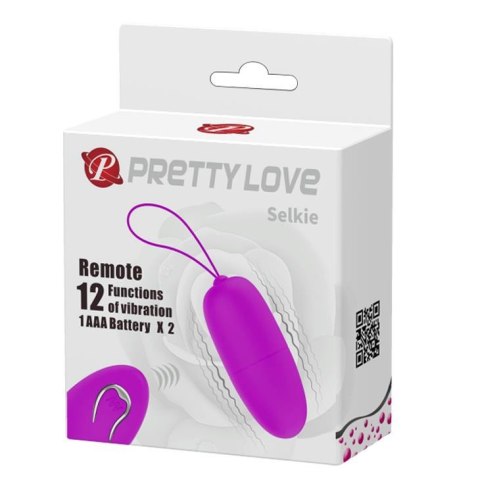 PRETTY LOVE -SELKIE, 12 vibration functions Wireless remote control Baile - Boys of Toys Sp. z. o.o. (dystrybutor)