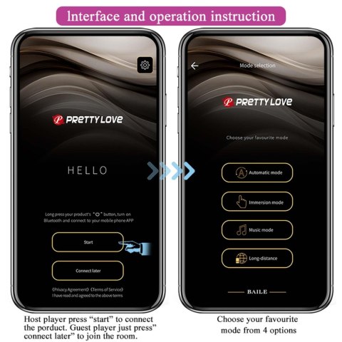 PRETTY LOVE - Jayleen, 12 vibration functions Mobile APP Long-distance Control Baile - Boys of Toys Sp. z. o.o. (dystrybutor)