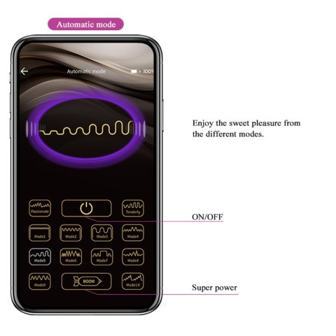 PRETTY LOVE - Jayleen, 12 vibration functions Mobile APP Long-distance Control Baile - Boys of Toys Sp. z. o.o. (dystrybutor)