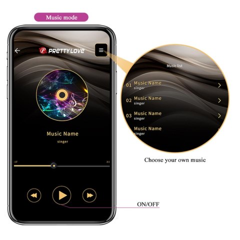 PRETTY LOVE - Jayleen, 12 vibration functions Mobile APP Long-distance Control Baile - Boys of Toys Sp. z. o.o. (dystrybutor)