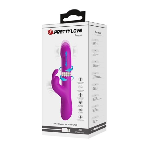 PRETTY LOVE - Reese, 12 vibration functions 4 rotation functions 4 thrusting settings Baile - Boys of Toys Sp. z. o.o. (dystrybutor)