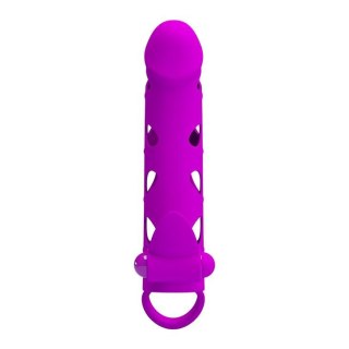 PRETTY LOVE - Vibrating Penis Sleeve with Ball Strap Baile - Boys of Toys Sp. z. o.o. (dystrybutor)