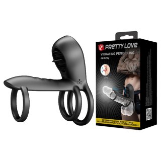 PRETTY LOVE - VIBRATING PENIS SLING Jammy, 12 vibration functions 12 licking settings Memory function Baile - Boys of Toys Sp. z. o.o. (dystrybutor)
