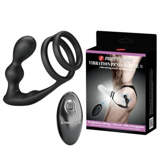 PRETTY LOVE - VIBRATION PENIS SLEEVE VI, vibrating anal stimulation Baile - Boys of Toys Sp. z. o.o. (dystrybutor)