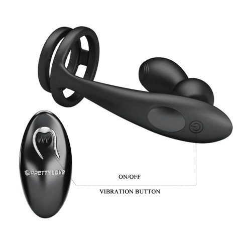 PRETTY LOVE - VIBRATION PENIS SLEEVE VI, vibrating anal stimulation Baile - Boys of Toys Sp. z. o.o. (dystrybutor)