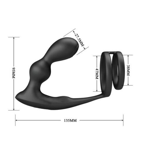 PRETTY LOVE - VIBRATION PENIS SLEEVE VI, vibrating anal stimulation Baile - Boys of Toys Sp. z. o.o. (dystrybutor)