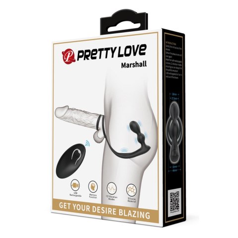 PRETTY LOVE - VIBRATION PENIS SLEEVE VI, vibrating anal stimulation Baile - Boys of Toys Sp. z. o.o. (dystrybutor)