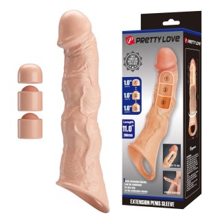 Pretty Love Extension Penis Sleeve with Modular Length Blocks - 28 cm Baile - Boys of Toys Sp. z. o.o. (dystrybutor)